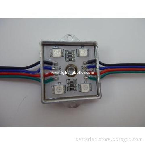 High brightness Aluminum shell SMD5050 Led Module With 4leds/pce